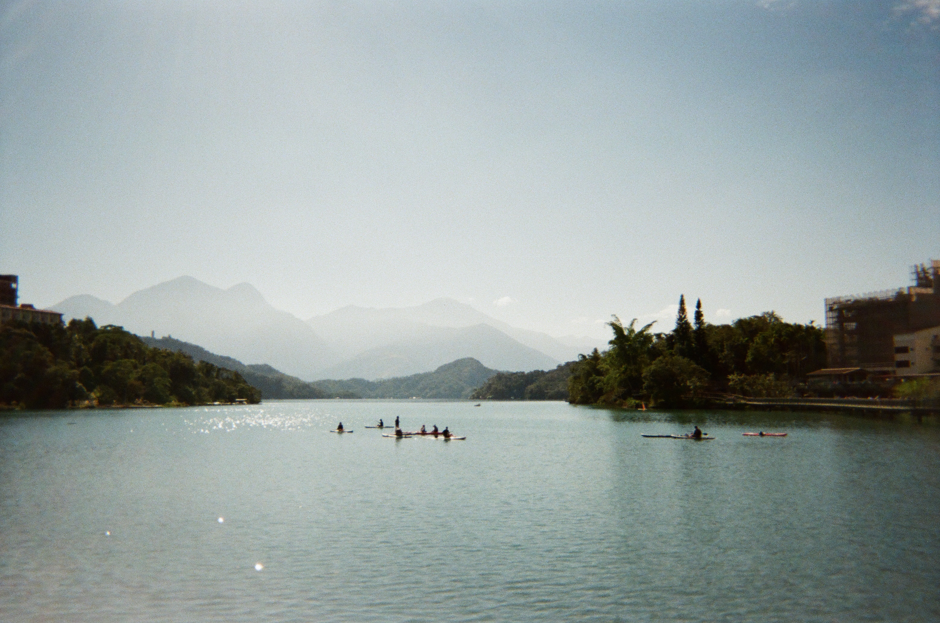 film photo of sunmoonlake